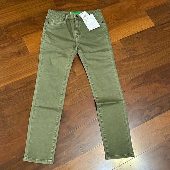 Free People Denim - Sandrine Rose (sold by‎ Free People) skinny jeans size 26 in army
